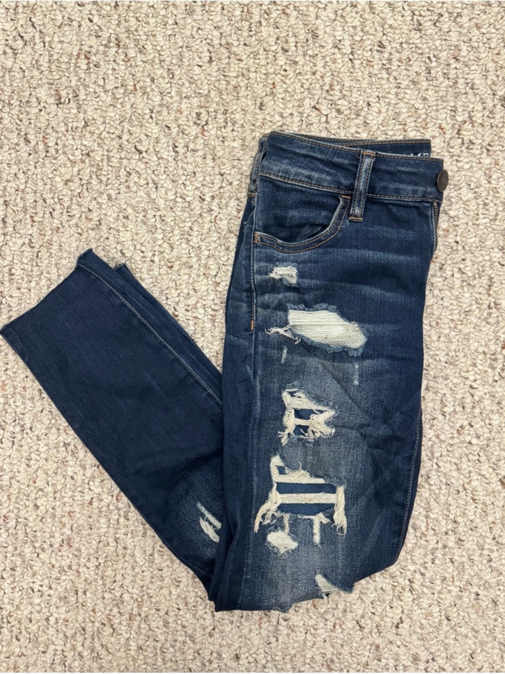American eagle super stretch jegging crop jeans